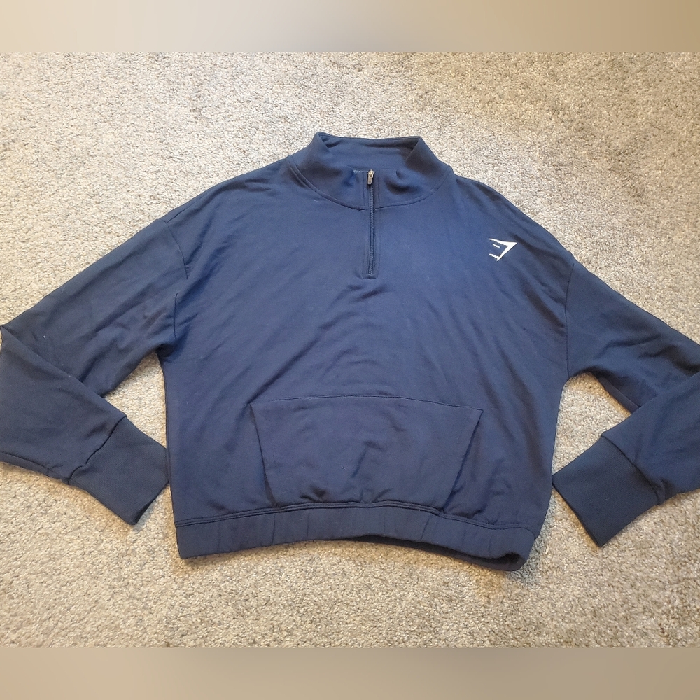 Gymshark Pippa Pullover Navy Blue size Medium